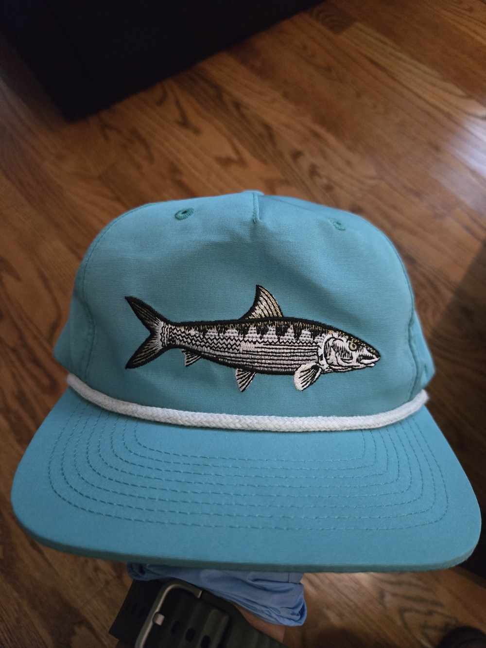 Duck Camp Bonefish Hat Turquoise Embroidered Hat